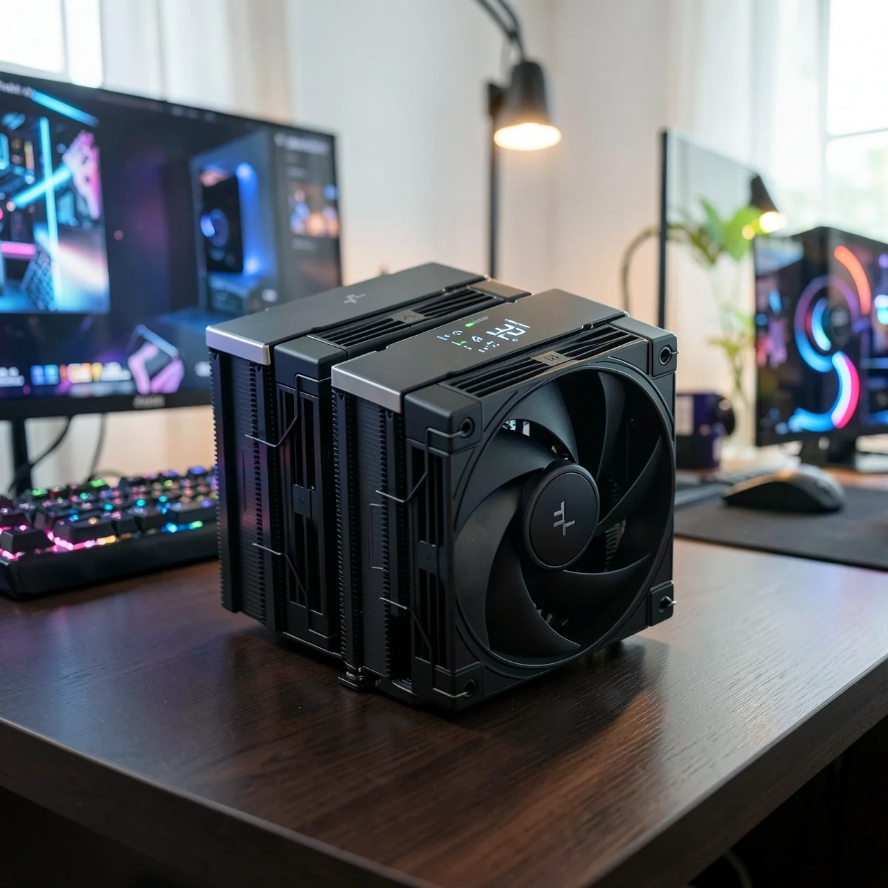 Кулер DeepCool AK620 G2 черный с цифровым дисплеем