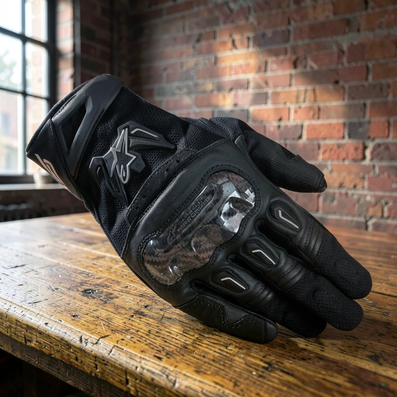 Мотоперчатки Alpinestars SMX-2 Air Carbon V2 черные 2XL