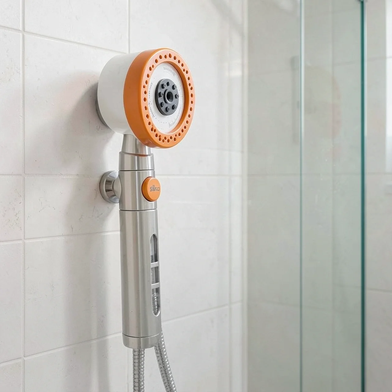 Душевая лейка белый ионизатор