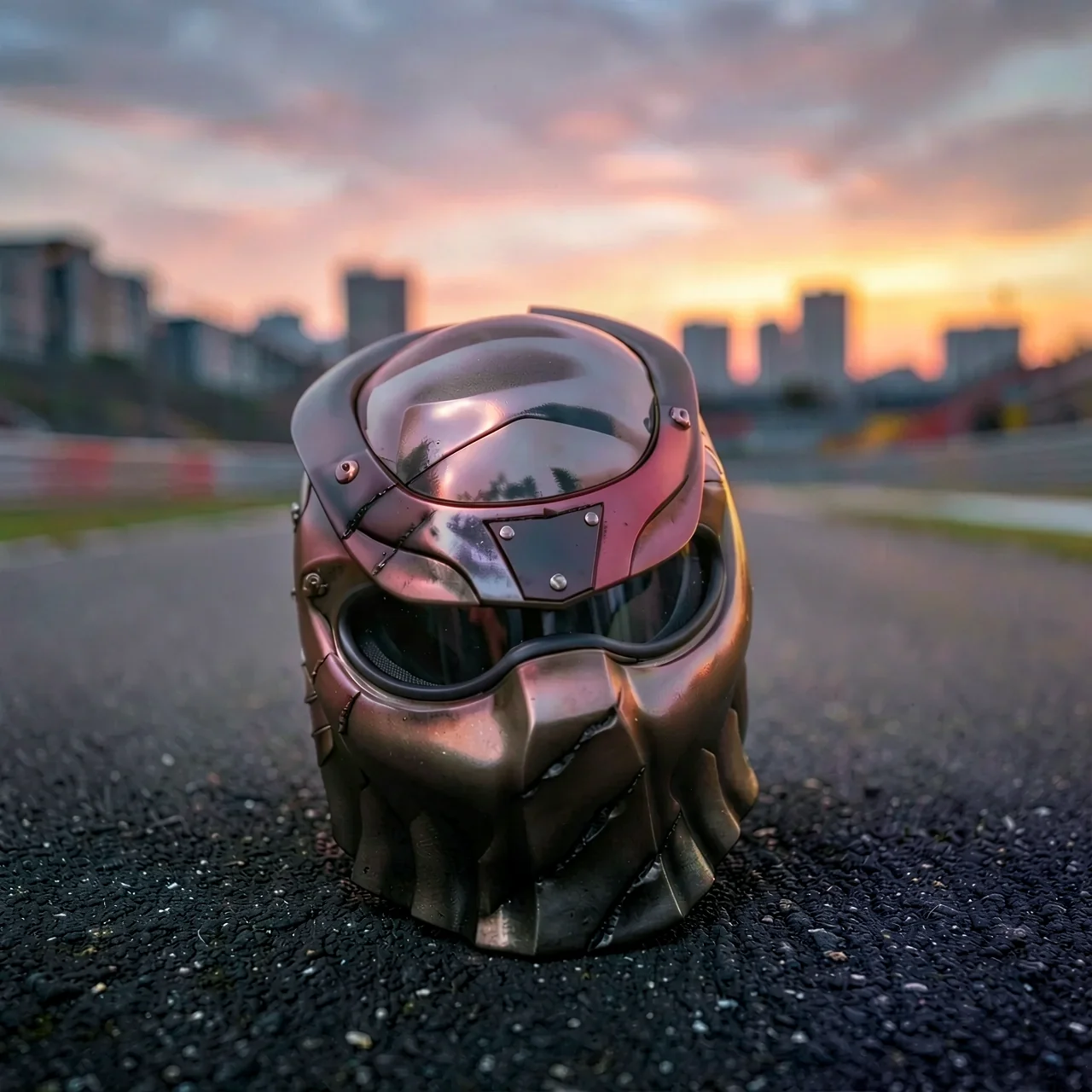 Шлем Dan Reddy Iron Warrior Красный-черный M