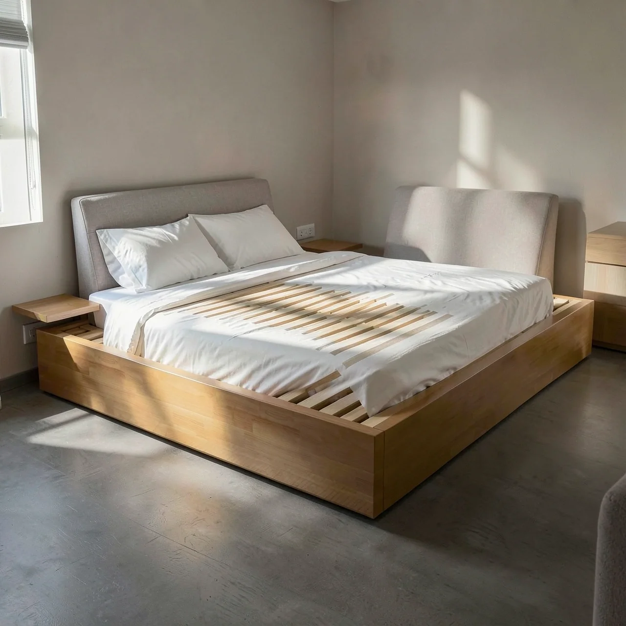 Кровать-татами дерево 16см 1.5x2м
