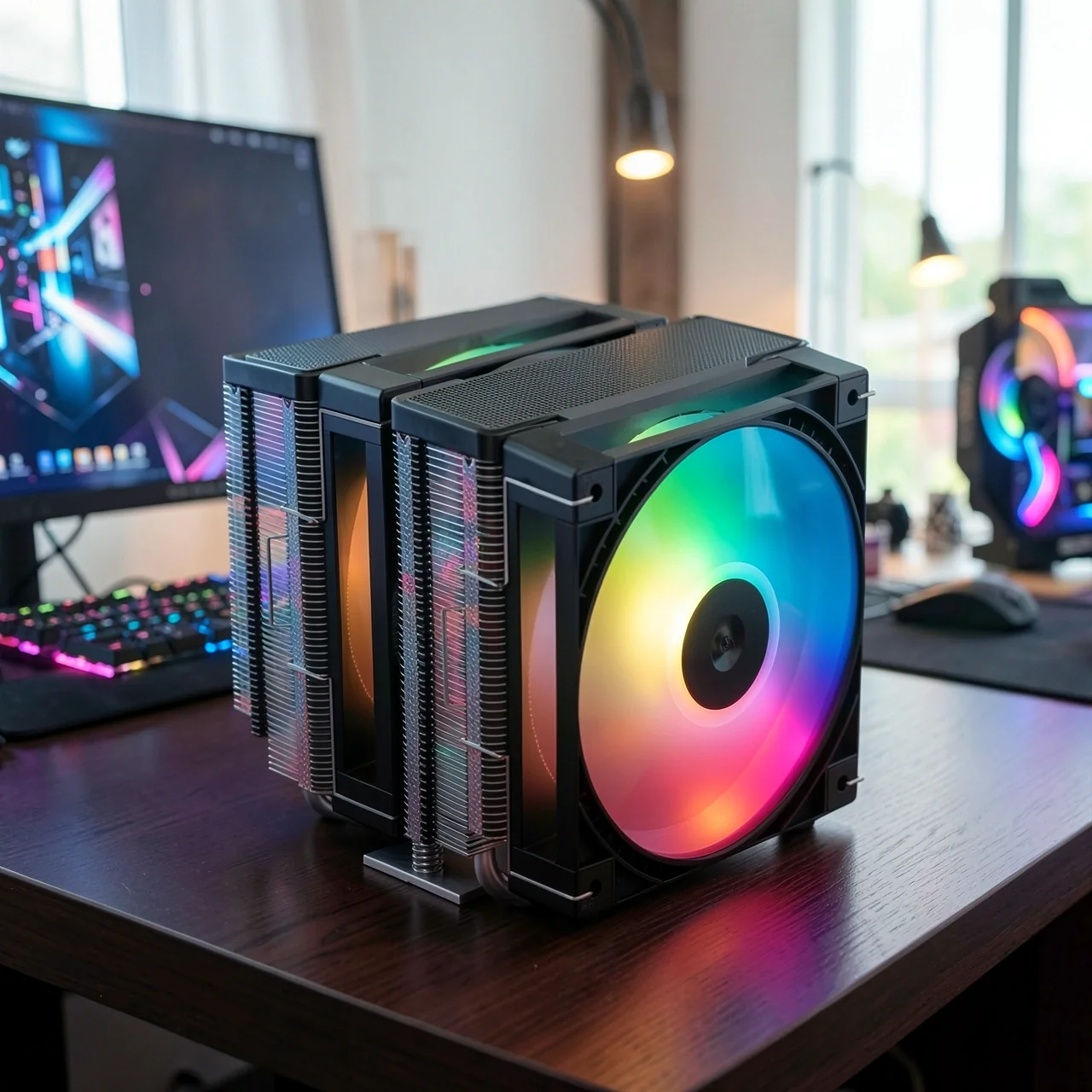 Кулер DeepCool AG620 G2 черный ARGB Intel
