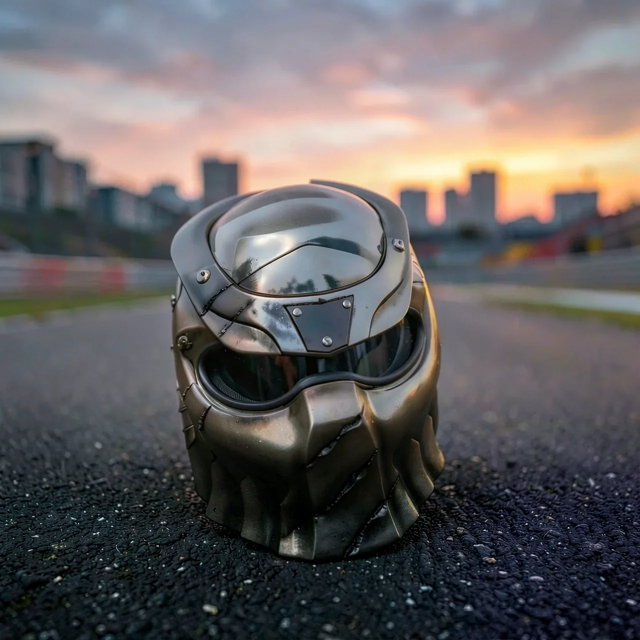 Шлем Dan Reddy Iron Warrior Глянцевый черный XXL