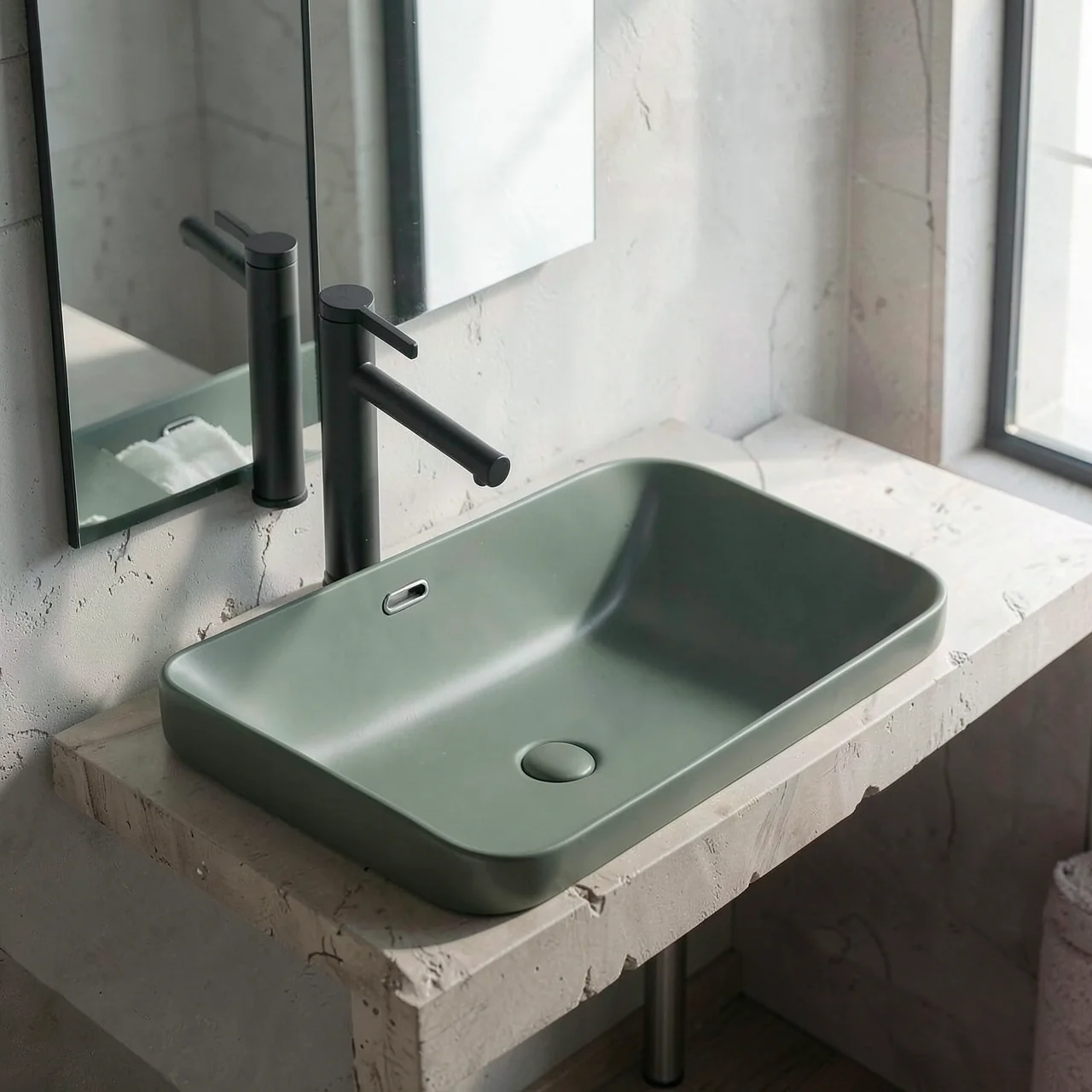 Раковина Montop CB894 белая 60x40