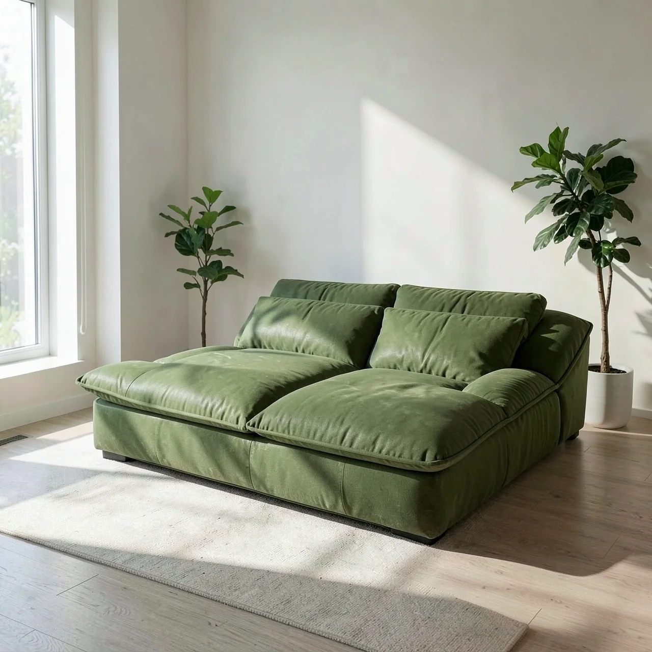 Диван-кровать Wooden Palace Craftsman 2.4м эко-кожа флагман