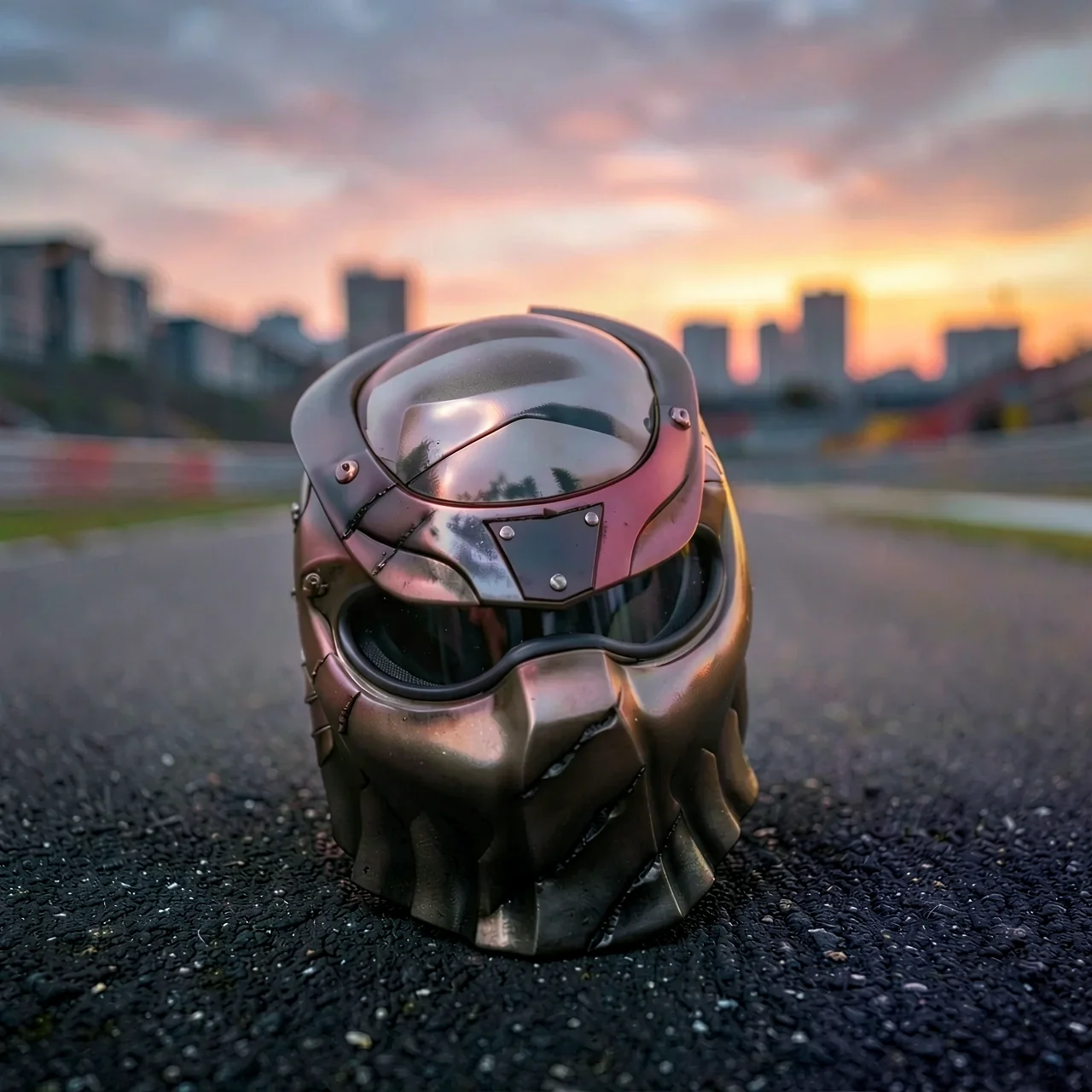 Шлем Dan Reddy Iron Warrior Красный-черный XL