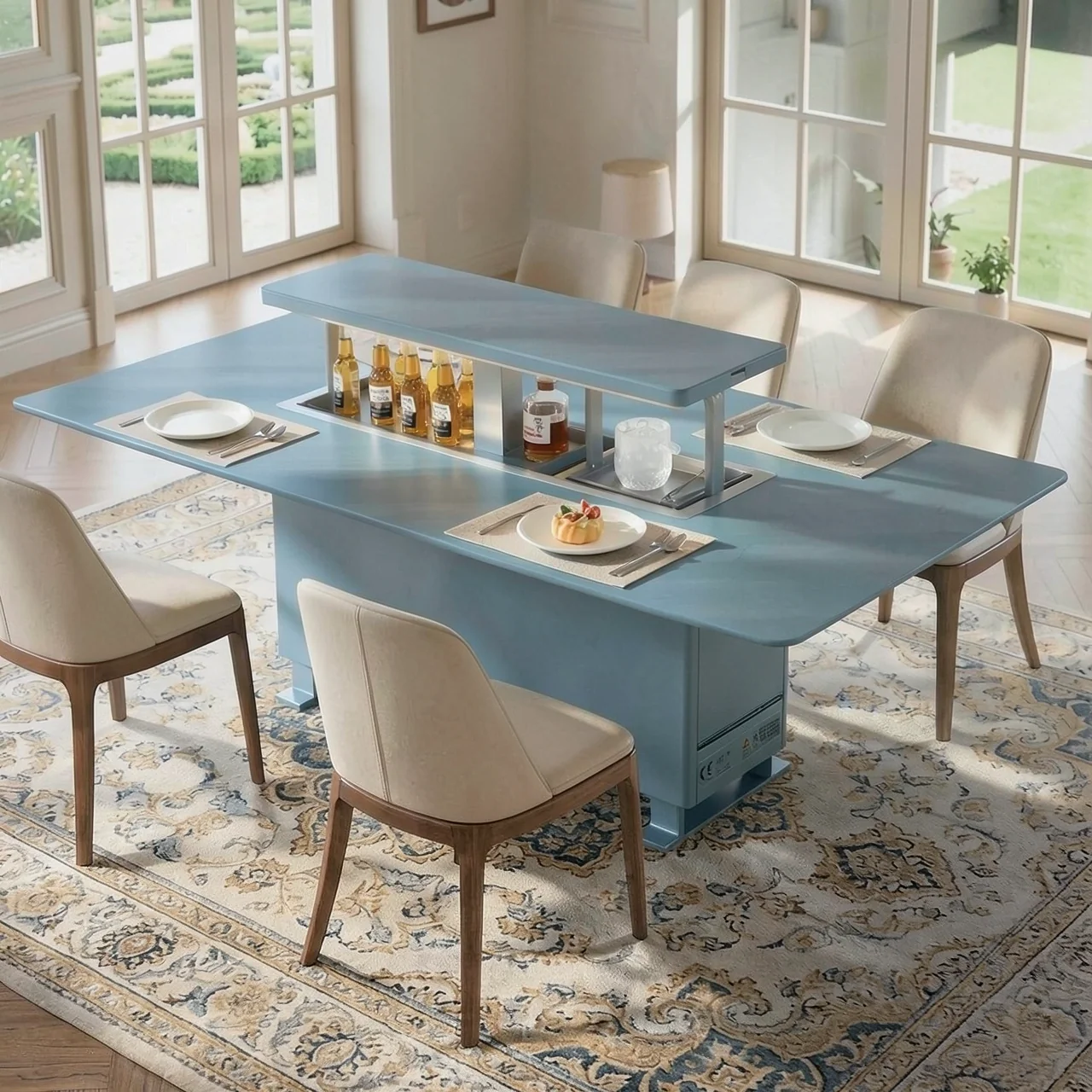 Обеденный стол Primst CB-150 Dreamy Blue 220x105
