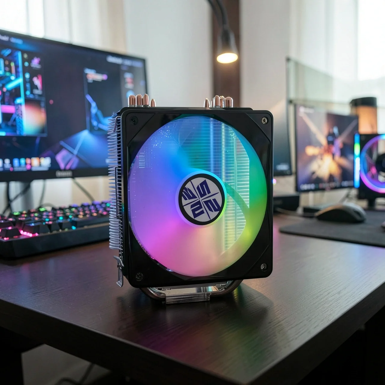 Кулер SEYIDO Z1/06 один вентилятор RGB для Intel