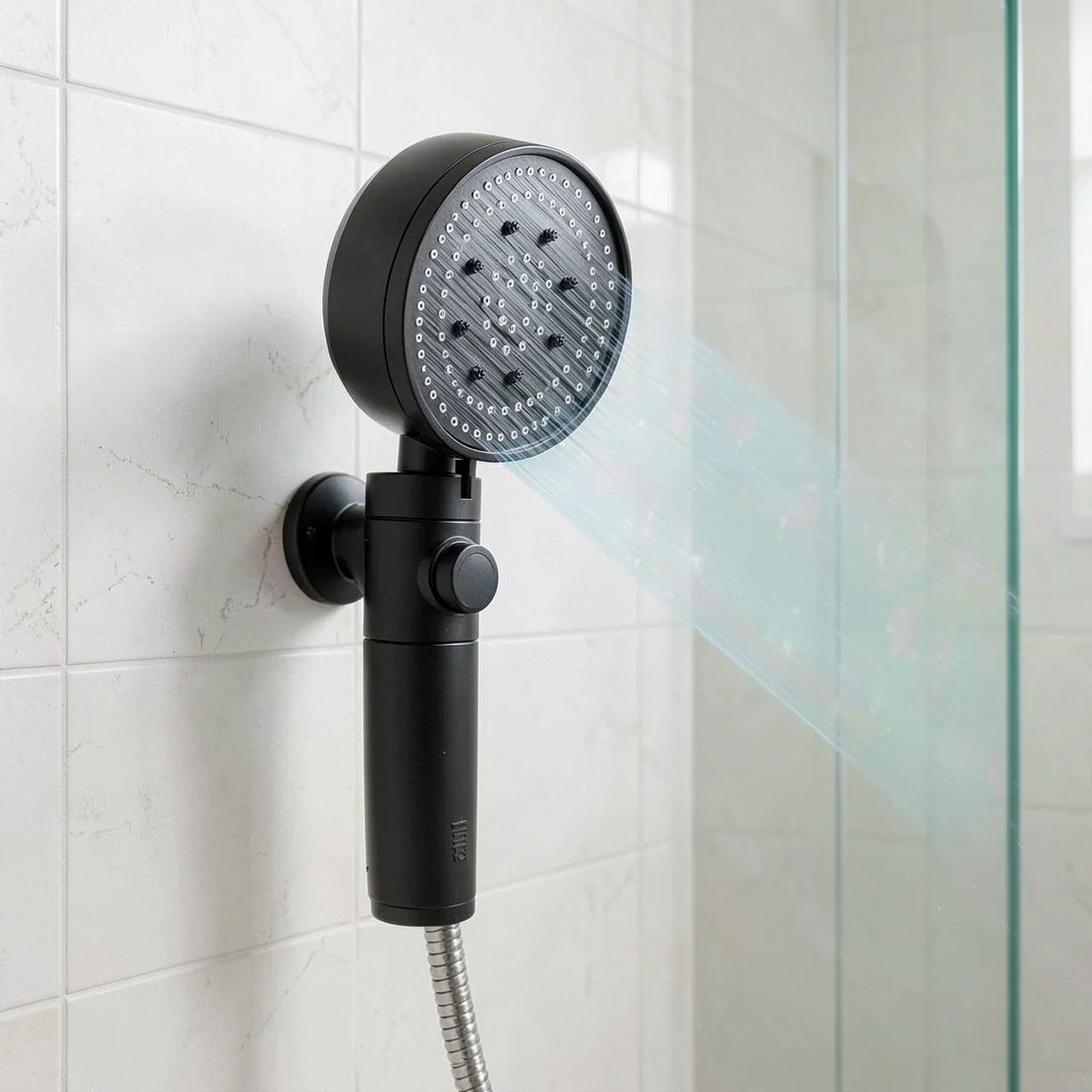 Душевая лейка Qote ZS-1 черная