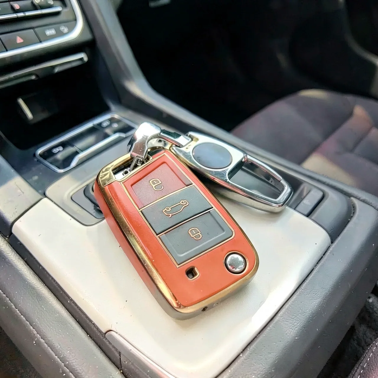 Чехол Volkswagen TPU оранжевый