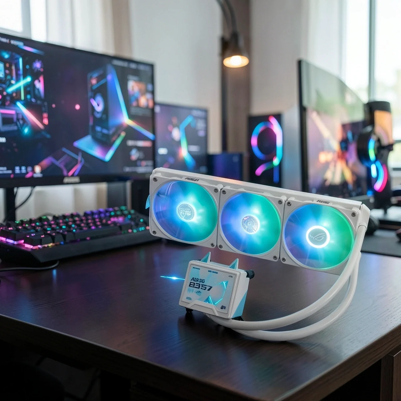 СЖО ASUS ROG Strix Ryujin II 360 ARGB LCD белая