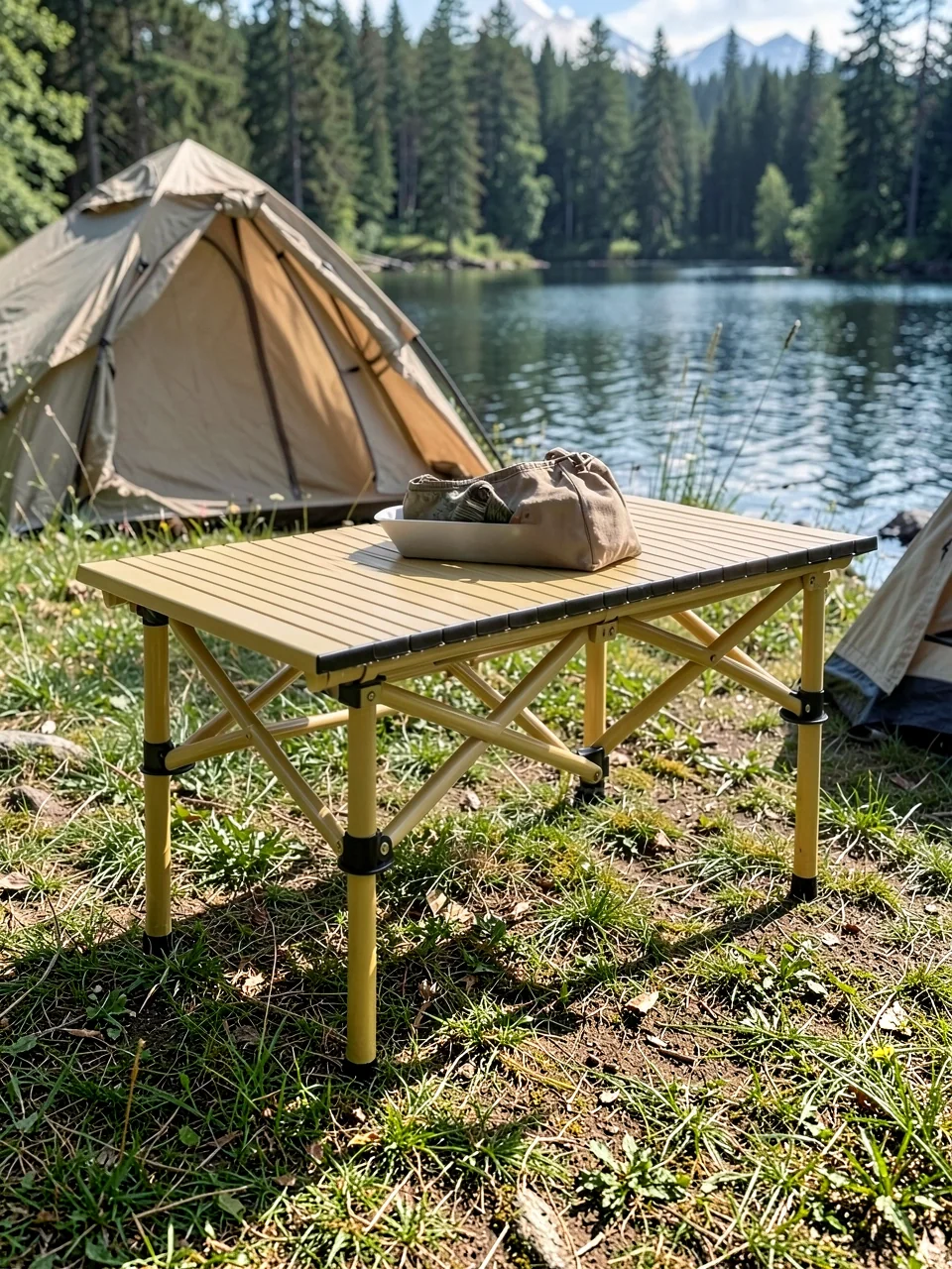 Складной стол Other Home хаки 120х55 см с сумкой
