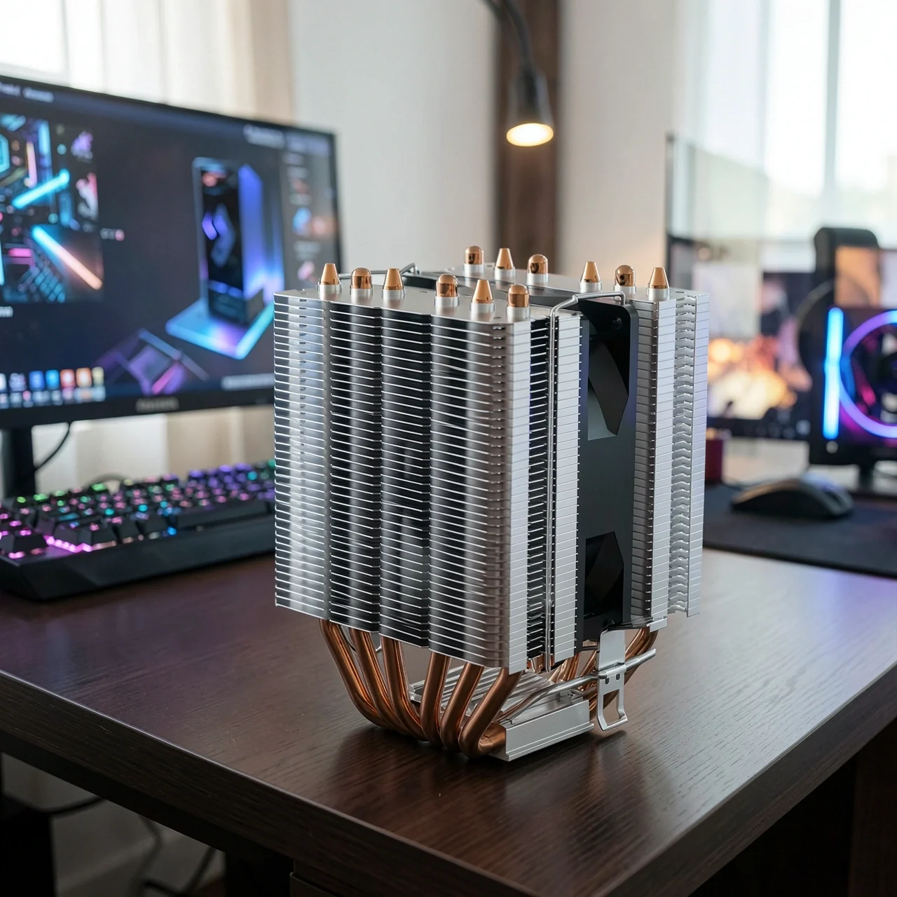 Кулер Minus thirty degrees A6 Twin Towers 1 вентилятор без подсветки PWM