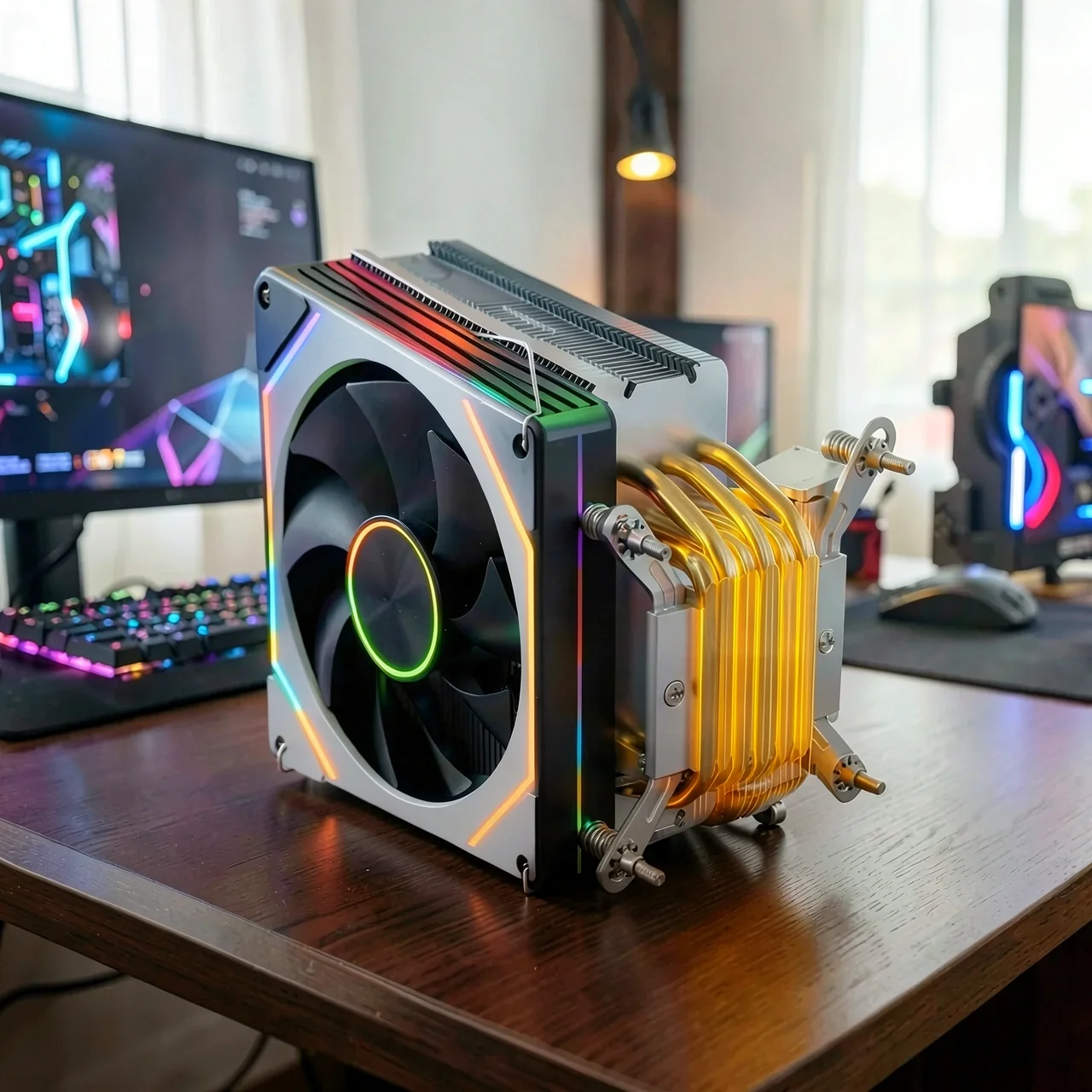 Кулер FROSTWIND BX120Pro Prism 7Pro белый 6 трубок AMD