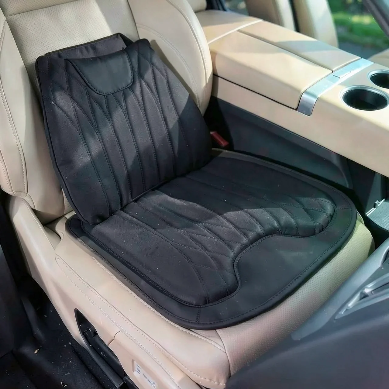 Подушка на сиденье черная