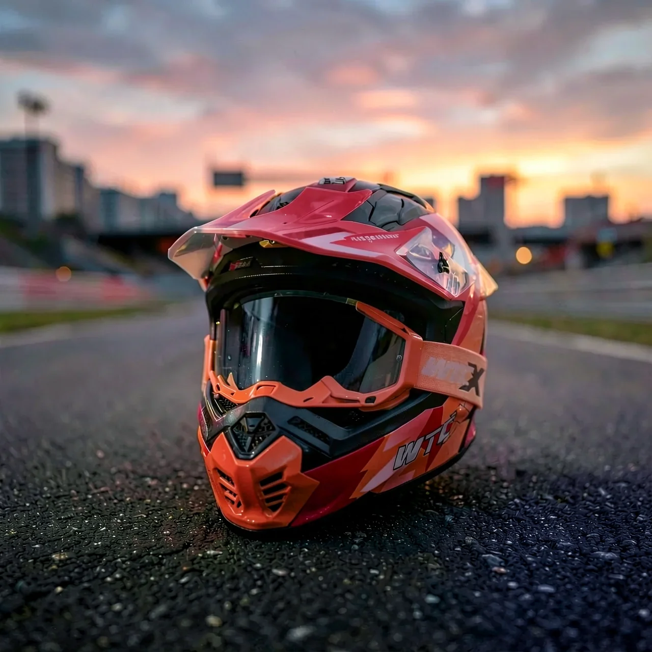 Шлем JOWOTOM 913 красный Racing XL