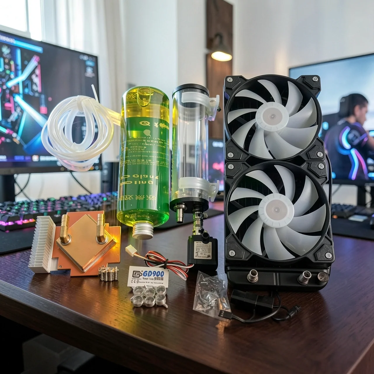 СЖО No brand Комплект GPU медный водоблок 240мм