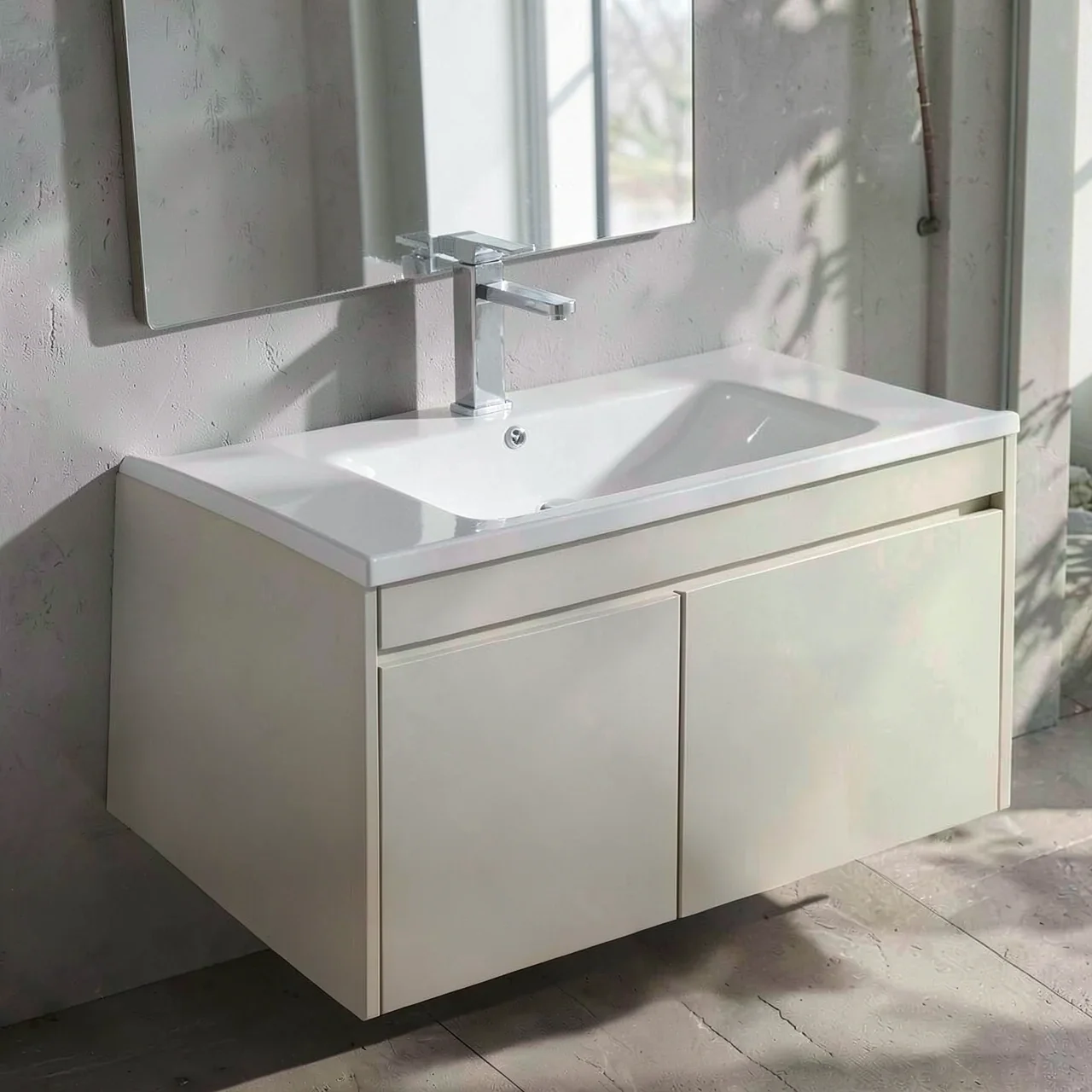 Керамический таз модель 5136 с краном