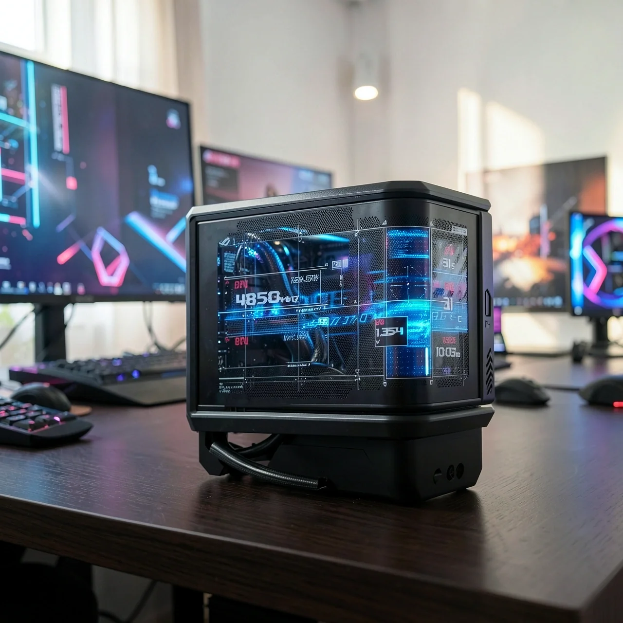 СЖО ASUS ROG RYUO Dragon King IV черная стандарт (длинные трубки)
