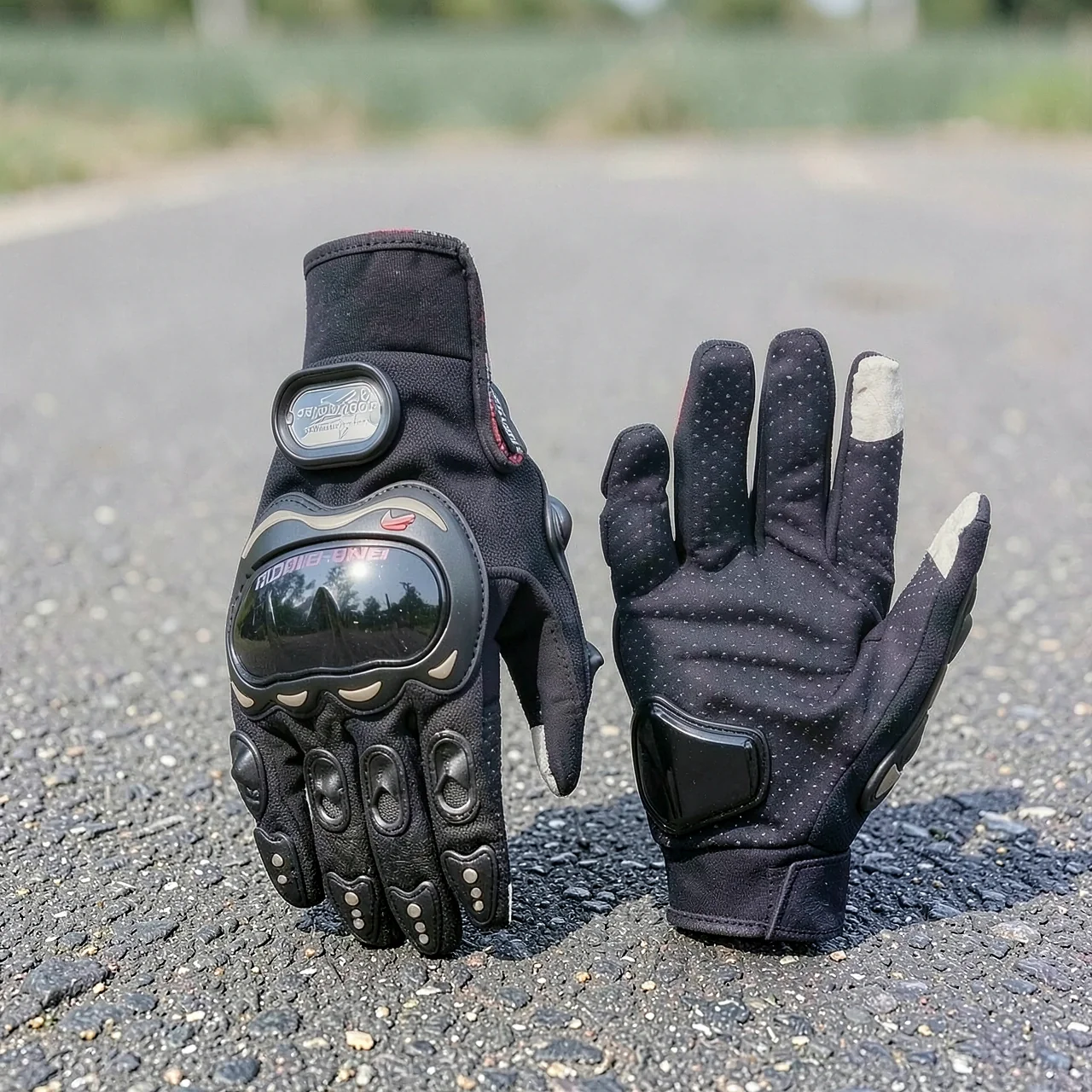 Перчатки мотоциклетные Riding Tribe Summer Knight MCS-01C черные XL