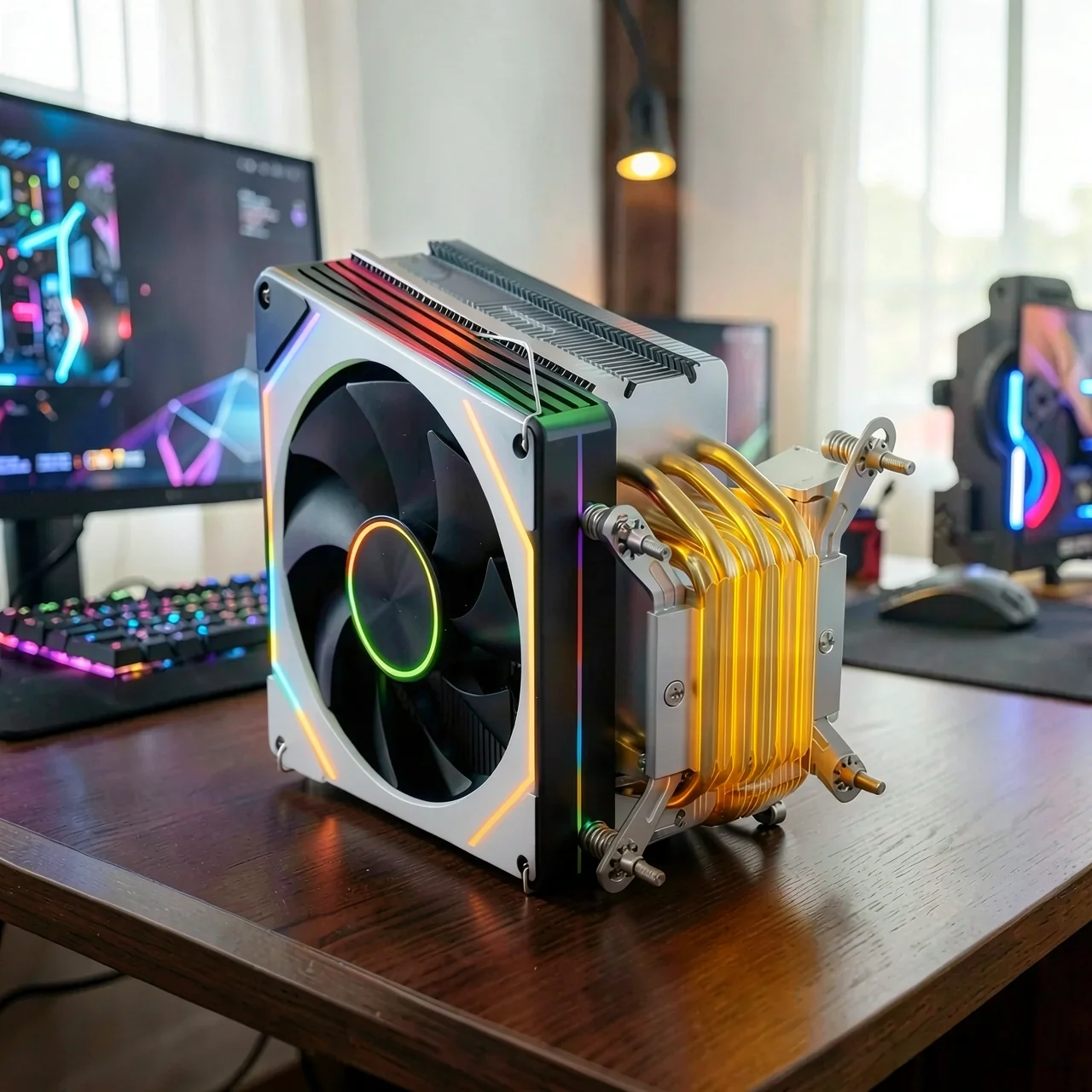 Кулер FROSTWIND BX120Pro Prism 7Pro белый 6 трубок Intel