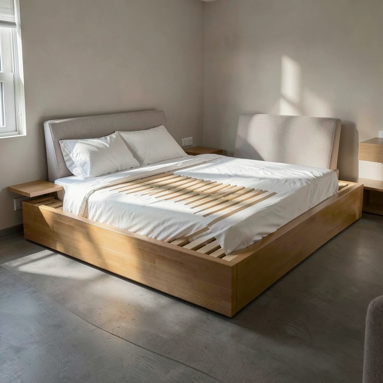 Кровать-татами дерево 20см 1.2x2м