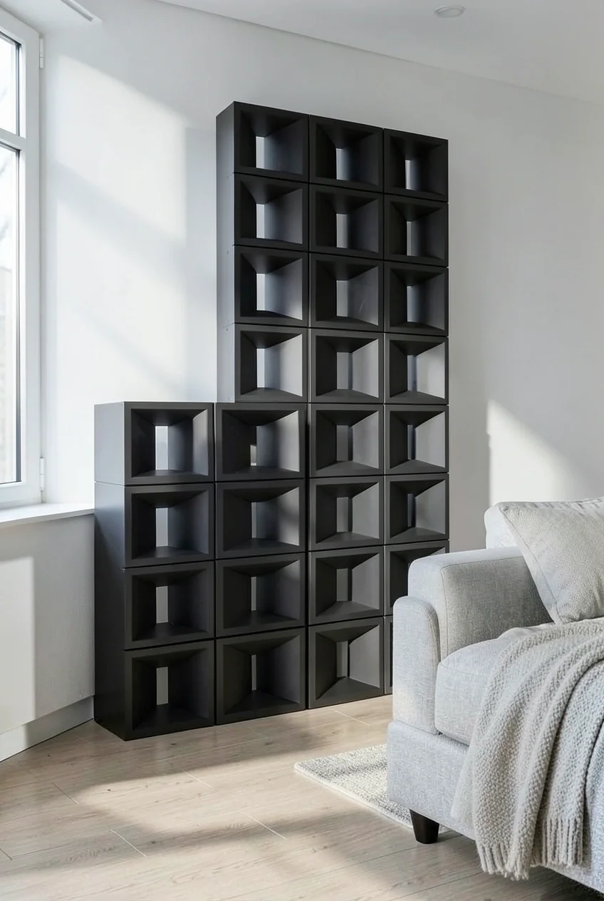Фоновая панель космический черный односторонняя 60x120