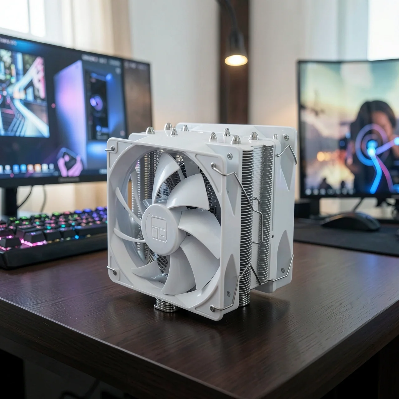Кулер Thermalright AX120R SE White с двумя вентиляторами