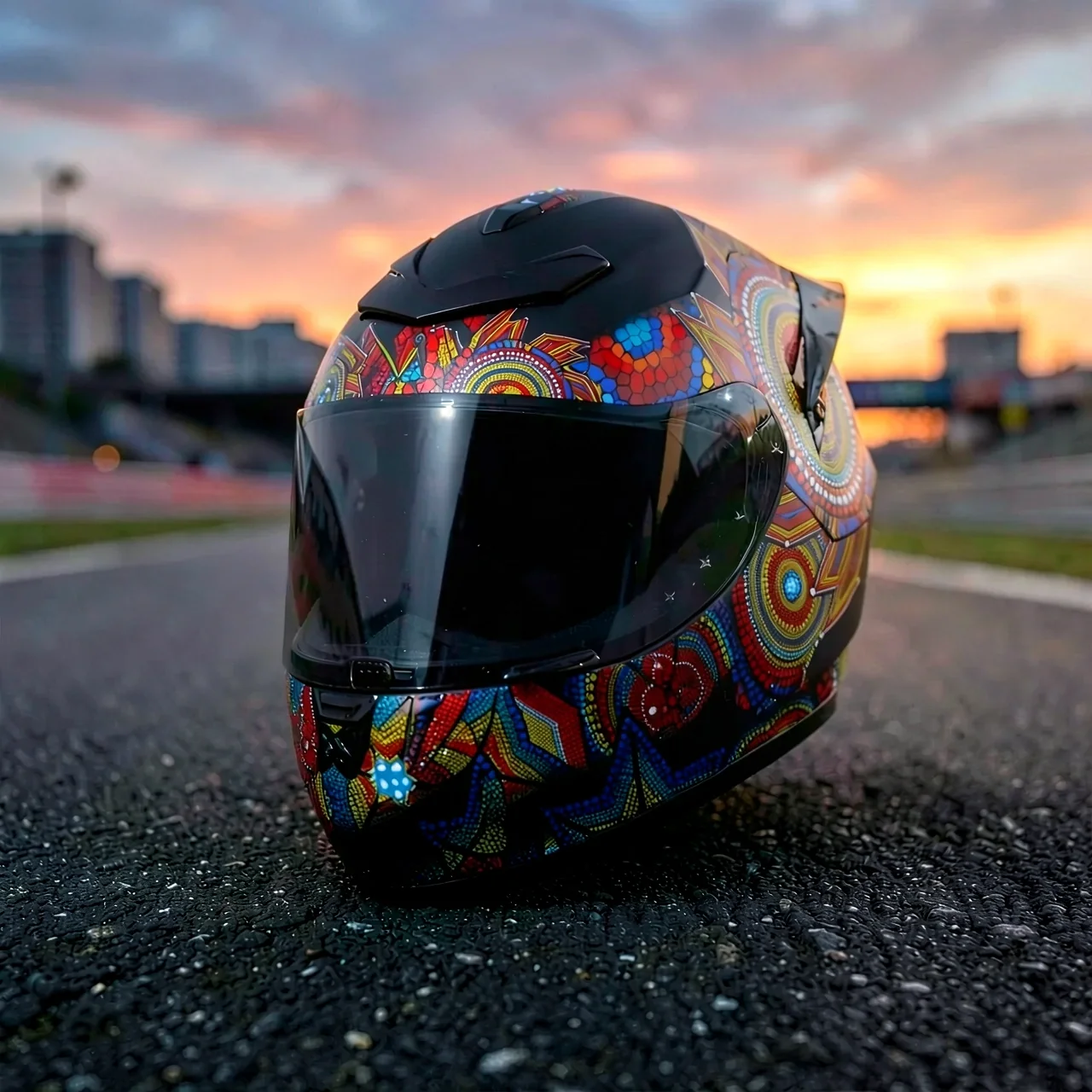Шлем QKE RR Racing Дуньхуан