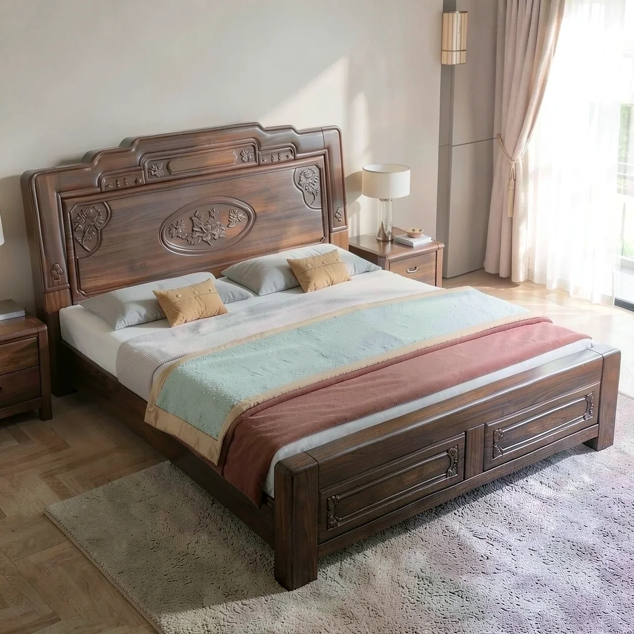 Кровать 1800x2000 с кокосовым матрасом
