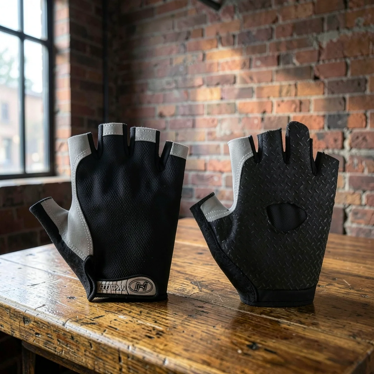 Фитнес-перчатки Inking черные, L
