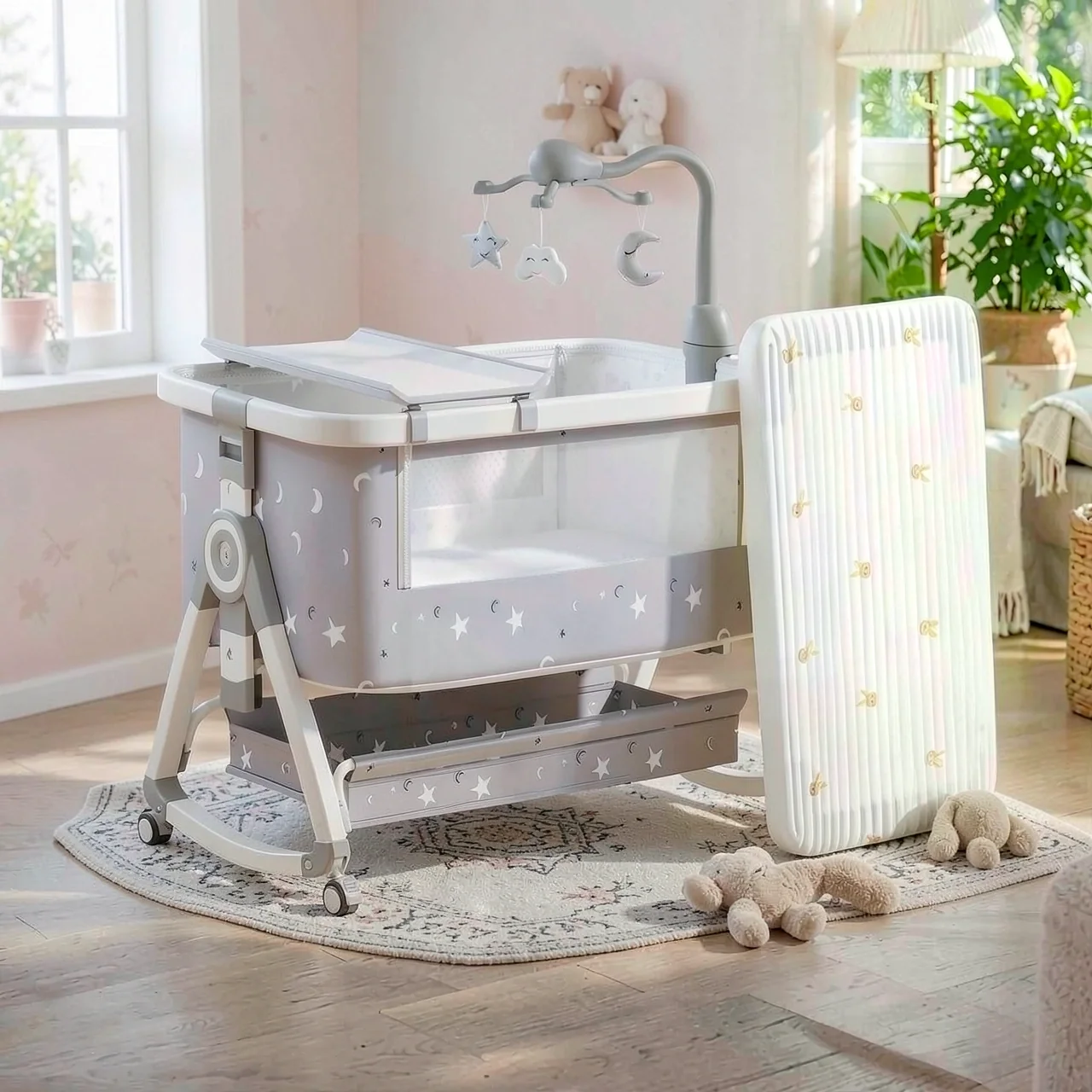Кроватка Habik стальная Сияющий свет