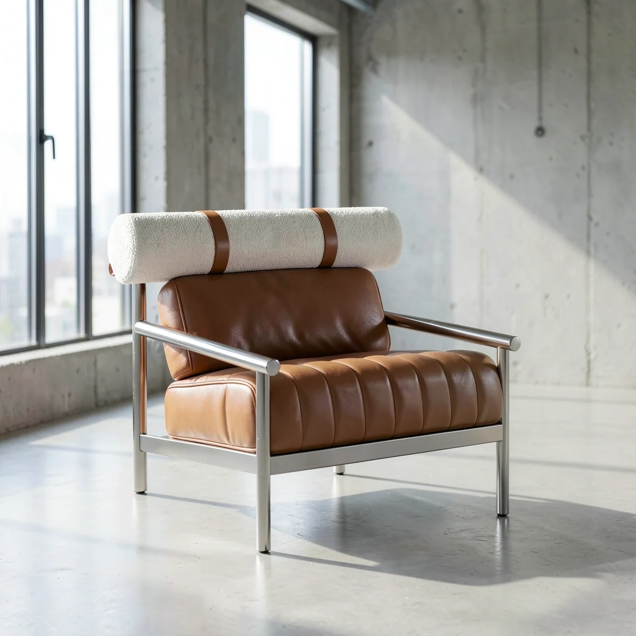 Кресло Bauhaus коричневое