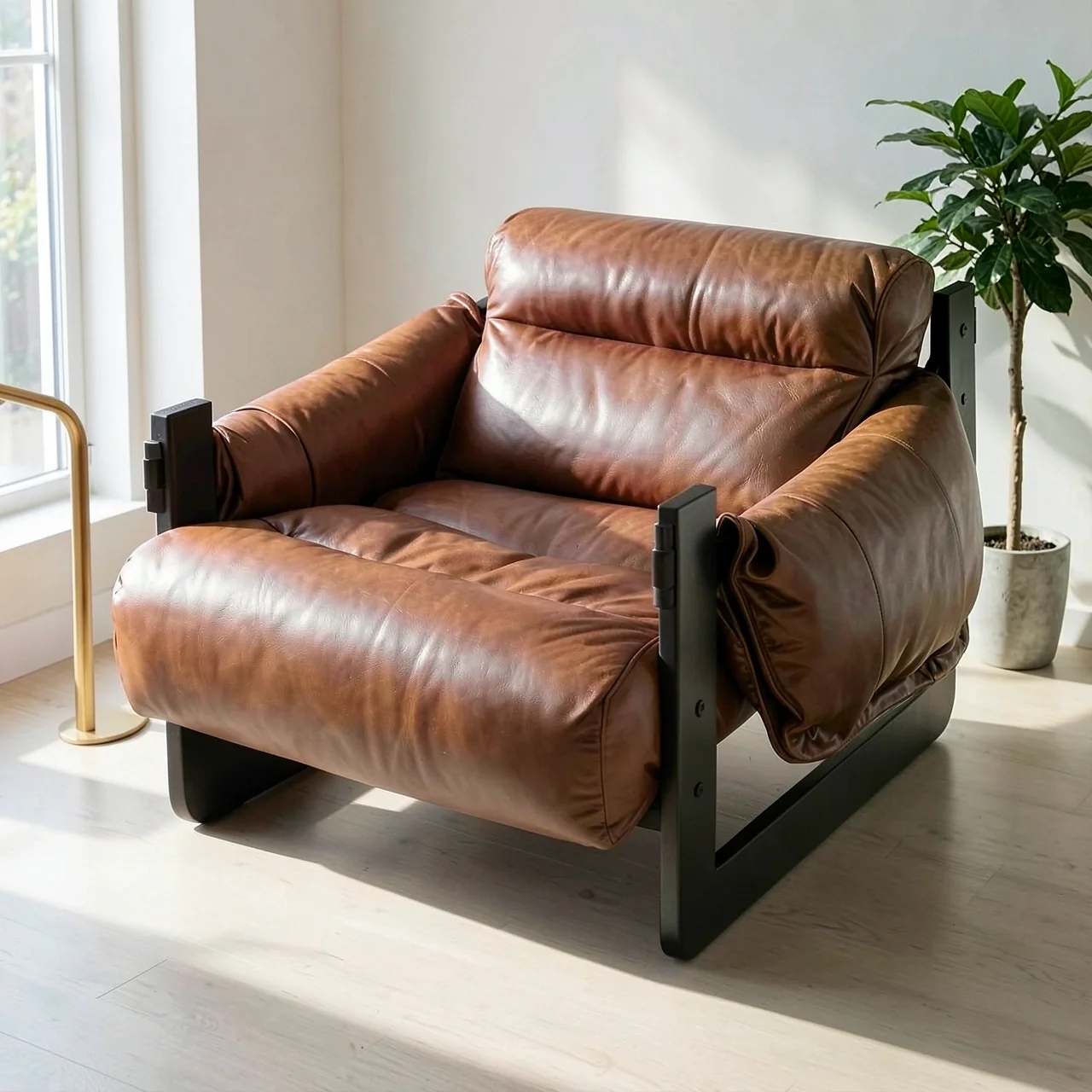 Кресло-реклайнер Talia Furniture коричневый