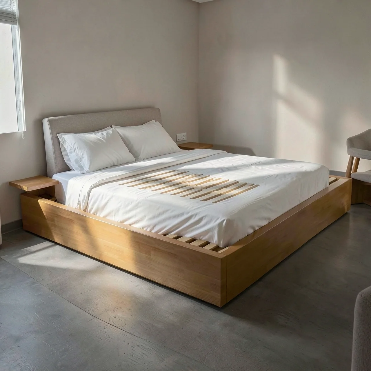 Кровать-татами дерево 16см 1.5x1.9м