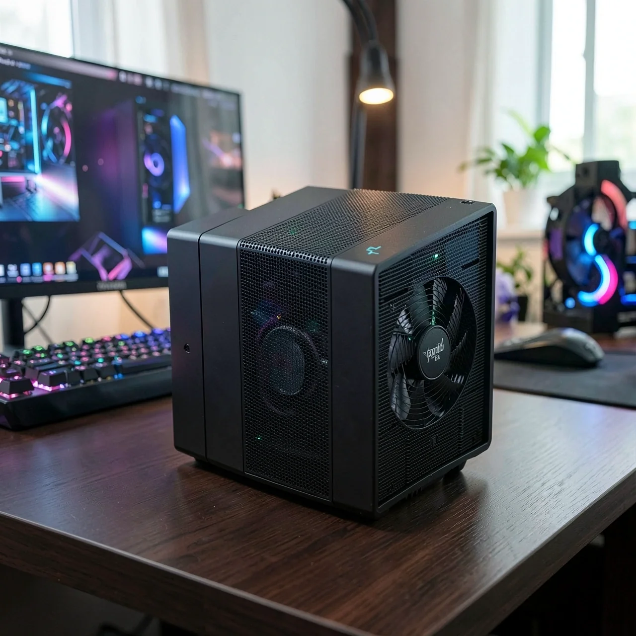 Кулер Deepcool Asasin 4 черный с двумя вентиляторами