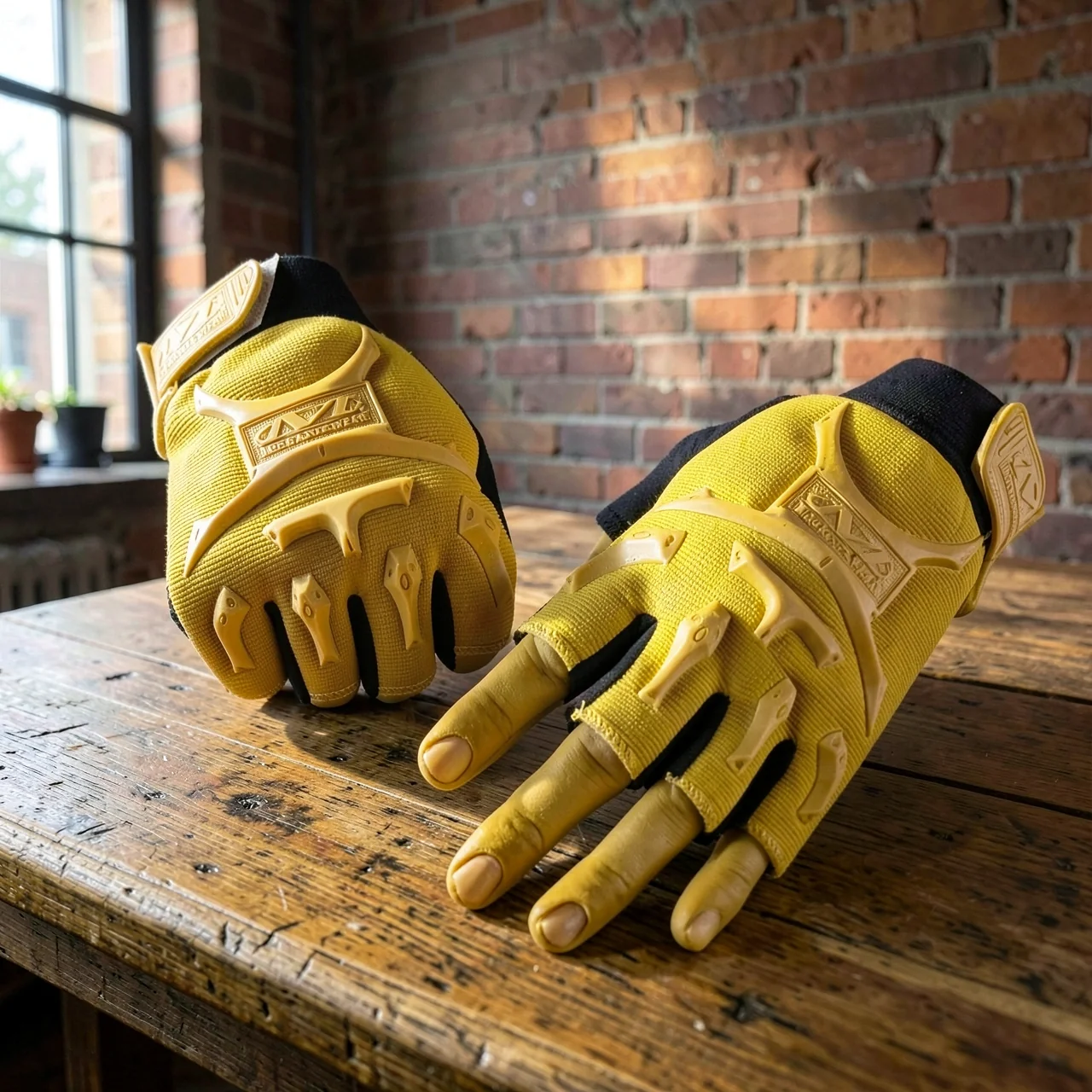 Перчатки тактические Mechanix Wear желтые