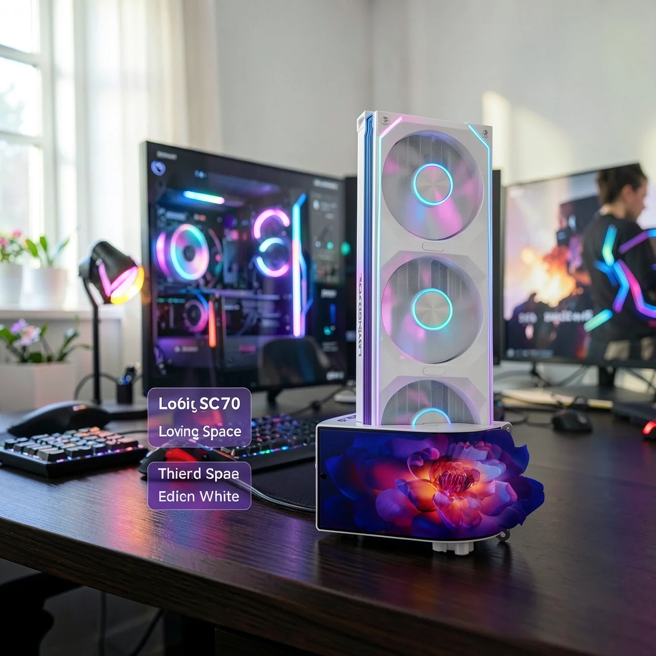 Система охлаждения LovingCool SC70 Third Space 360 Fan Edition White