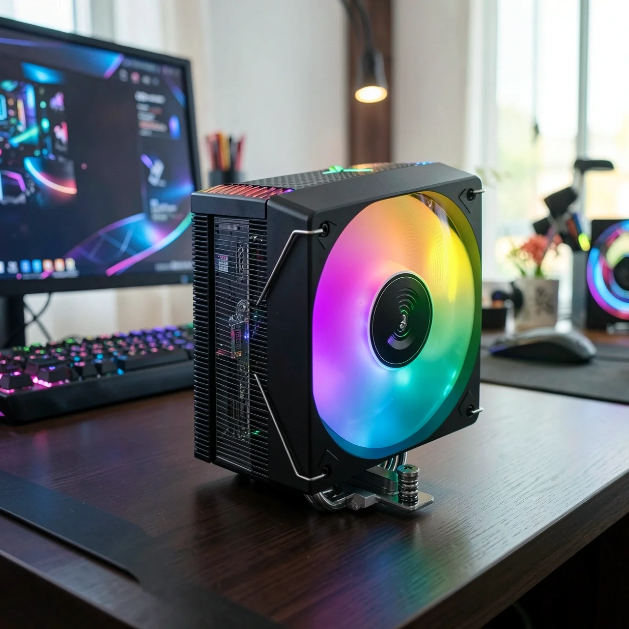 Кулер для процессора Jonsbo CR-1000 EVO черный ARGB