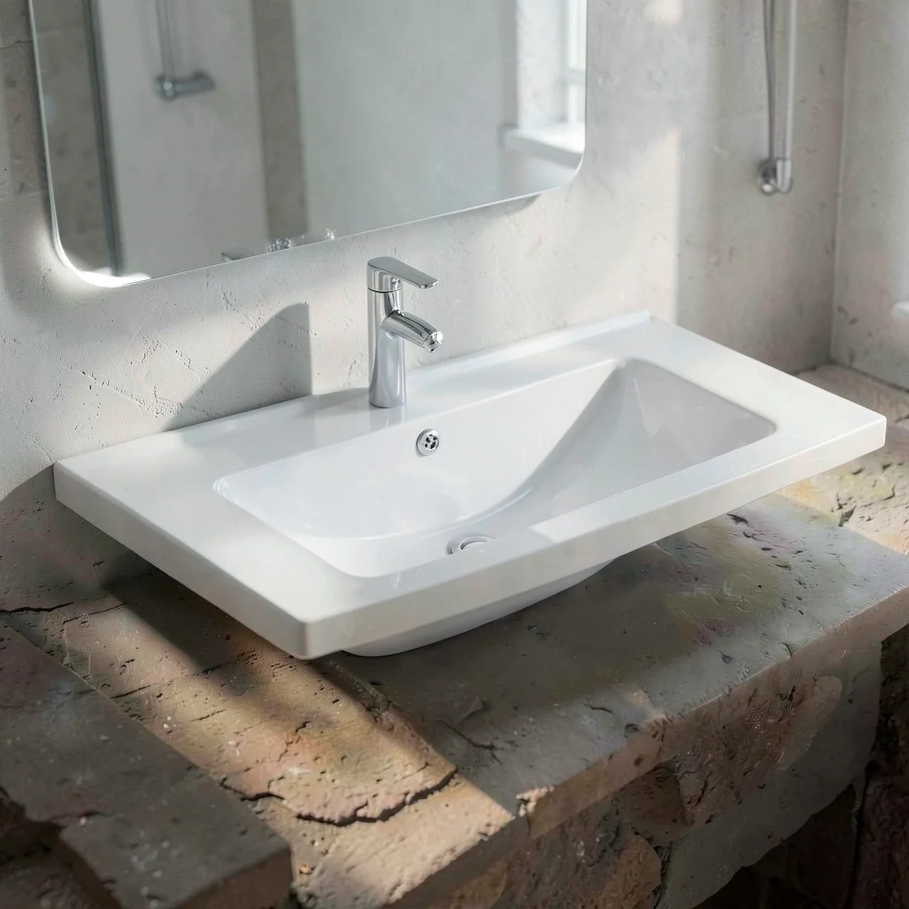 Раковина керамическая 70x47