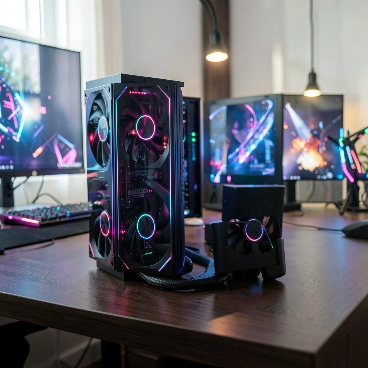 СЖО LovingCool SC60 Firefly 240мм черный расширенный комплект
