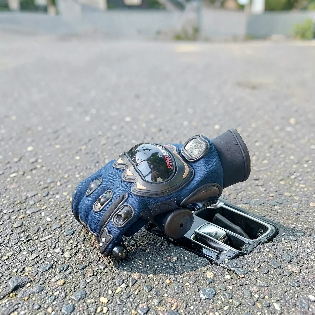 Перчатки мотоциклетные PRO-BIKER синие L