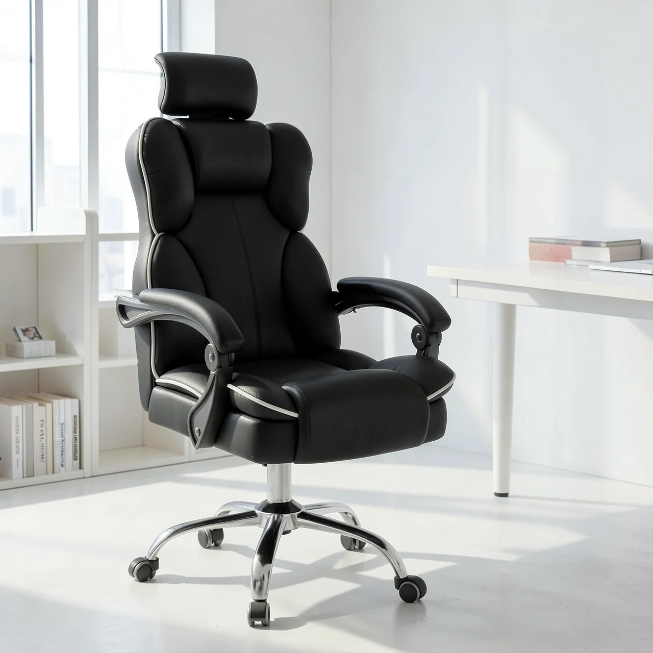 Кресло Bolan EKW40921 черный с белым, пена