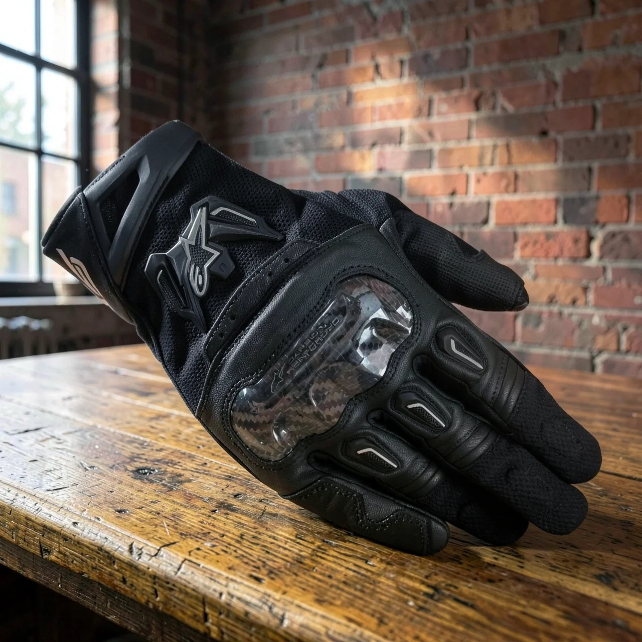Мотоперчатки Alpinestars SMX-2 Air Carbon V2 черные 3XL