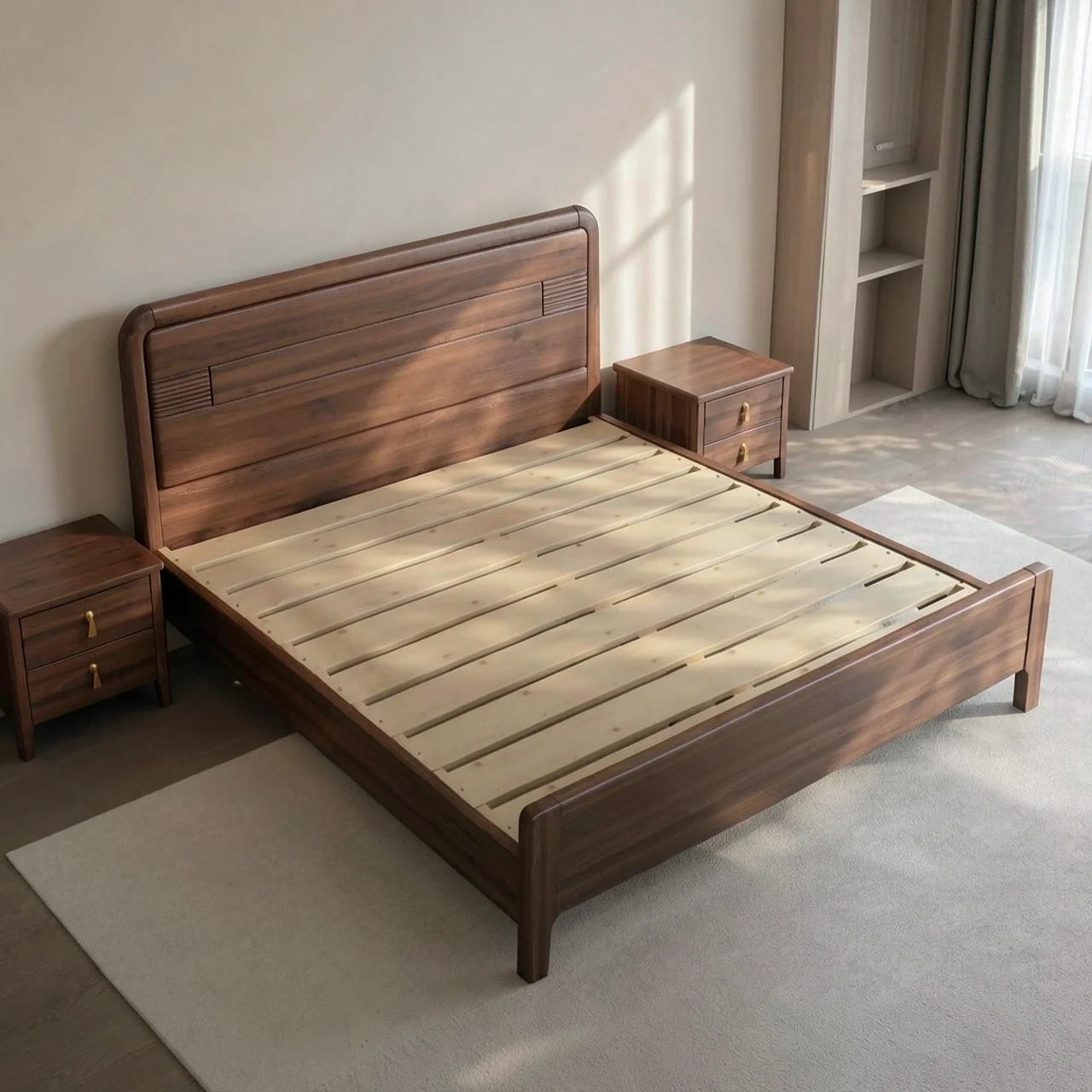Кровать с сосновым основанием 180x200