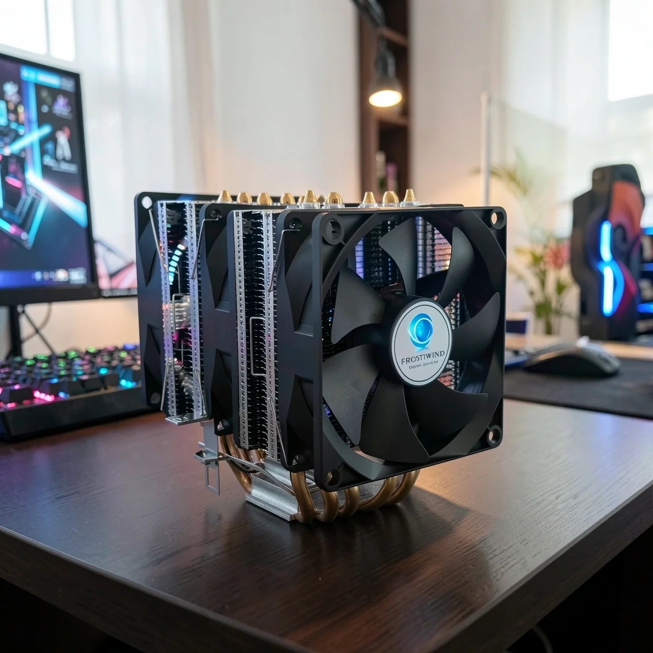 Кулер Frostwind X99 без подсветки, 3 вентилятора, 3-pin