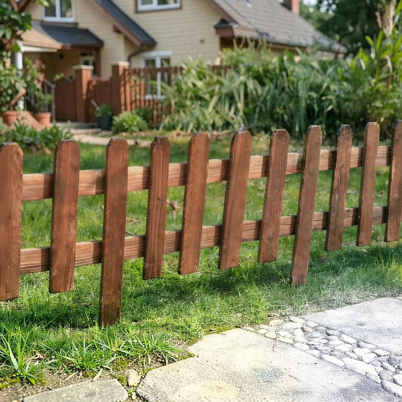Ограждение садовое белое 100x100/70