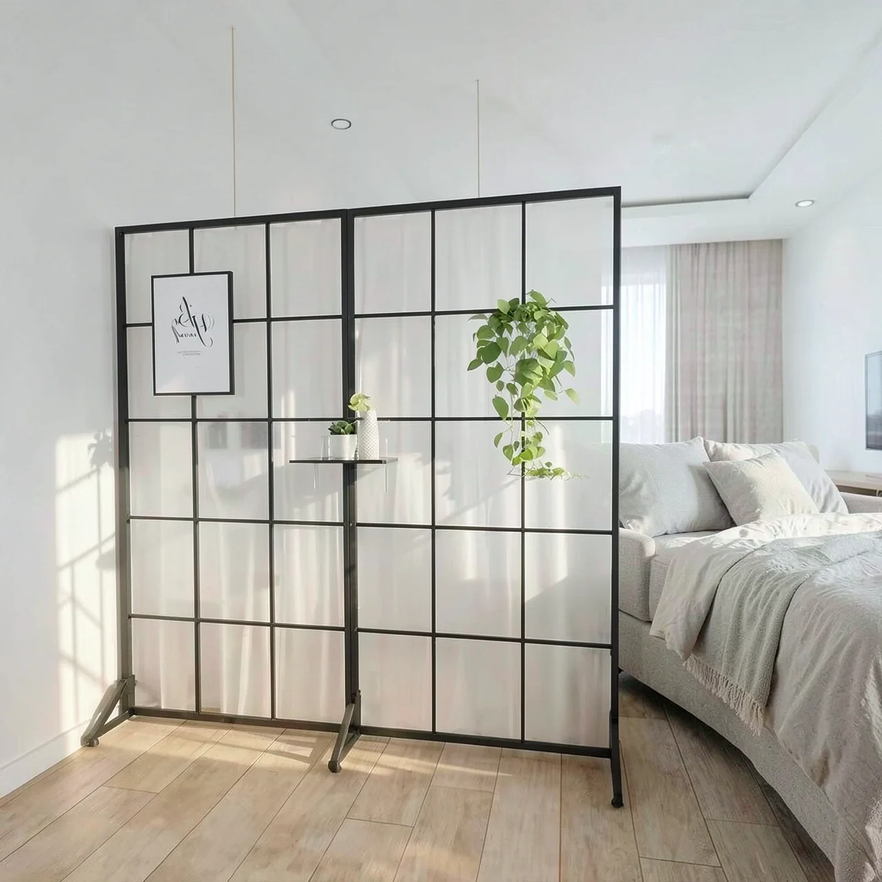 Перегородка 200x200 см с основанием