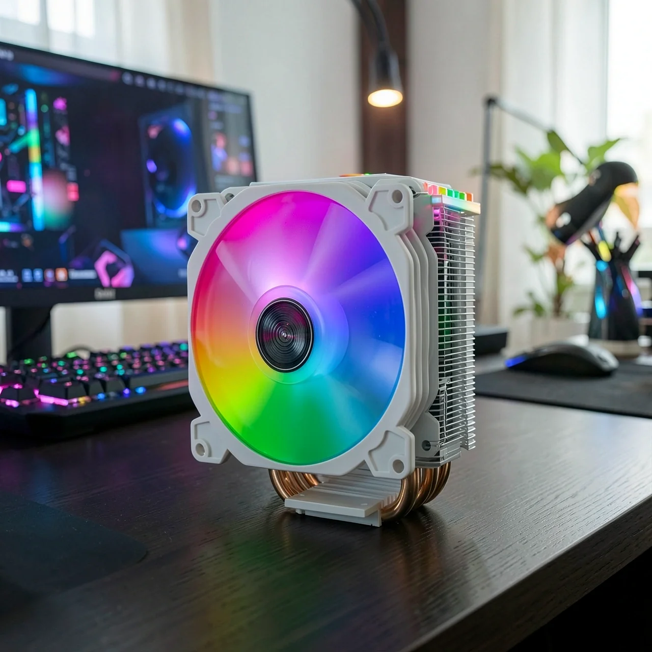 Кулер для процессора Jonsbo CR-400 ARGB белый