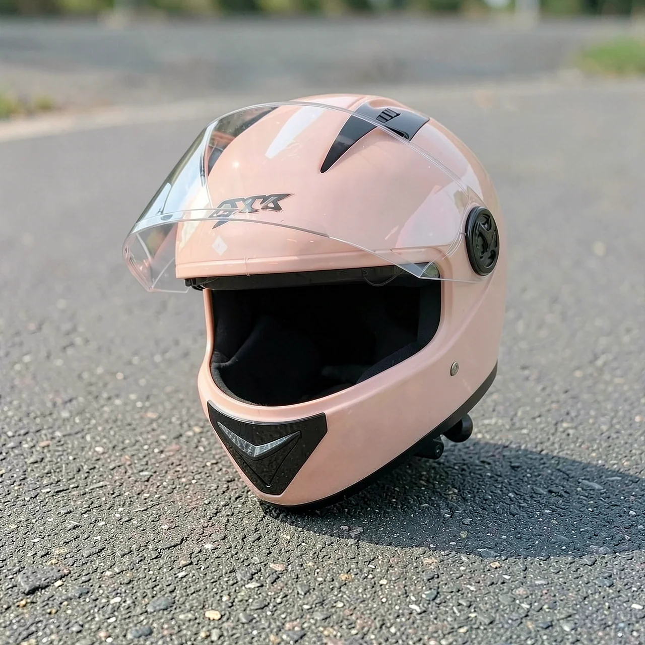 Полушлем AXK 555 белый
